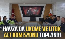 Havza’da UKOME ve UTDK Alt Komisyonu toplandı