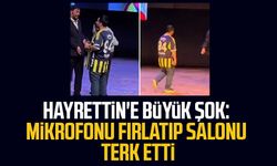 Hayrettin'e büyük şok: Mikrofonu fırlatıp salonu terk etti