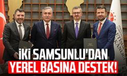 İki Samsunlu'dan yerel basına destek!
