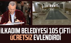 İlkadım Belediyesi 105 çifti ücretsiz evlendirdi