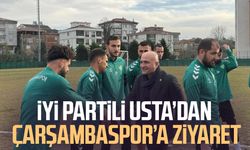 İYİ Partili Erhan Usta’dan Çarşambaspor’a ziyaret