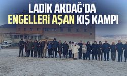 Ladik Akdağ’da engelleri aşan kış kampı