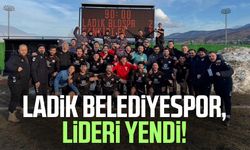 Ladik Belediyespor, lideri yendi!