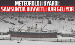 Meteoroloji uyardı: Samsun’da kuvvetli kar geliyor