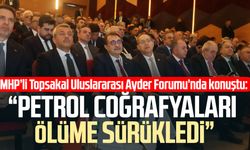 MHP’li İlyas Topsakal Uluslararası Ayder Forumu’nda konuştu