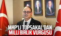 MHP'li İlyas Topsakal'dan milli birlik vurgusu