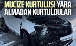 Mucize kurtuluş! Yara almadan kurtuldular