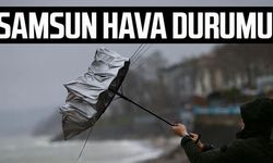 Samsun hava durumu 23 Ocak Cuma