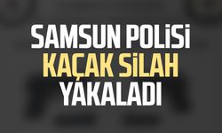 Samsun polisi kaçak silah yakaladı