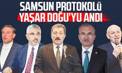 Samsun protokolü Yaşar Doğu'yu andı