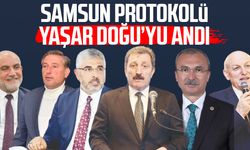 Samsun protokolü Yaşar Doğu'yu andı