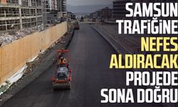 Samsun trafiğine nefes aldıracak projede sona doğru