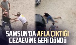 Samsun'da afla çıktığı cezaevine geri döndü