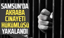Samsun'da akraba cinayeti hükümlüsü yakalandı