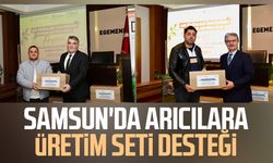 Samsun'da arıcılara üretim seti desteği