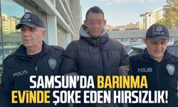 Samsun'da barınma evinde şoke eden hırsızlık!