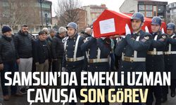 Samsun'da emekli Uzman Çavuş Halil Mutlu'ya son görev