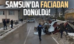 Samsun'da faciadan dönüldü! Okul çatısı fırtınaya dayanamadı