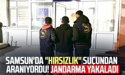 Samsun'da "hırsızlık" suçundan aranıyordu! Jandarma yakaladı