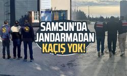 Samsun'da jandarmadan kaçış yok! Atakum ve Bafra'da yakalandılar