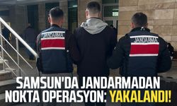 Samsun'da jandarmadan nokta operasyon: Yakalandı!