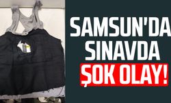 Samsun'da sınavda şok olay!