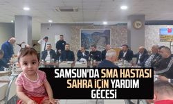Samsun'da SMA hastası Sahra Aykut için yardım gecesi
