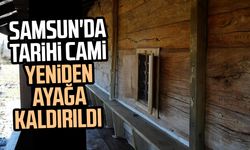 Samsun'da tarihi cami yeniden ayağa kaldırıldı