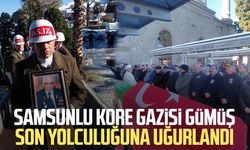 Samsunlu Kore Gazisi Ali Gümüş son yolculuğuna uğurlandı