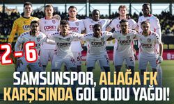 Samsunspor, Aliağa FK karşısında gol oldu yağdı! 2-6