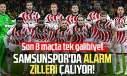 Samsunspor'da alarm zilleri çalıyor! Son 8 maçta tek galibiyet