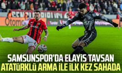 Samsunspor’da Elayis Tavsan Atatürklü Arma ile ilk kez sahada