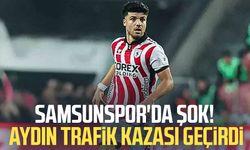 Samsunspor'da Eyüp Aydın trafik kazası geçirdi!
