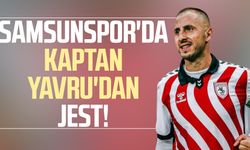 Samsunspor'da kaptan Zeki Yavru'dan jest!
