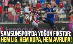Samsunspor'da yoğun fikstür: Hem lig, Hem kupa, Hem Avrupa!