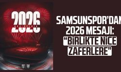 Samsunspor’dan 2026 mesajı: “Birlikte nice zaferlere”