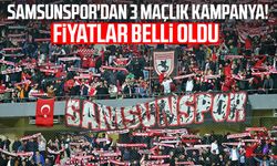Samsunspor'dan 3 maçlık kampanya! Fiyatlar belli oldu