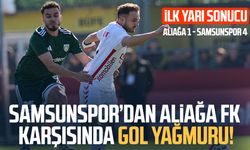 Samsunspor'dan ilk yarıda Aliağa FK karşısında gol yağmuru!