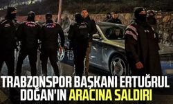 Trabzonspor Başkanı Ertuğrul Doğan'ın aracına saldırı