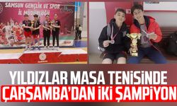 Yıldızlar Masa Tenisinde Çarşamba’dan iki şampiyon