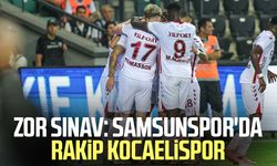 Zor sınav: Samsunspor'da rakip Kocaelispor