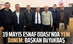 19 Mayıs Esnaf Odası’nda yeni dönem: Başkan Uğur Büyükbaş