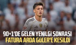 90+1'de gelen yenilgi sonrası fatura Arda Güler'e kesildi