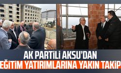 AK Partili Ersan Aksu’dan eğitim yatırımlarına yakın takip