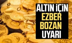 İslam Memiş’ten altın için ezber bozan uyarı