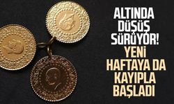 Altında düşüş sürüyor! Yeni haftaya da kayıpla başladı