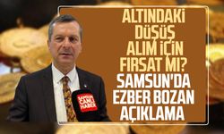 Altındaki düşüş alım için fırsat mı? Samsun'da ezber bozan açıklama