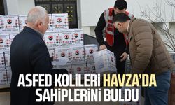 ASFED kolileri Havza’da sahiplerini buldu