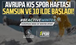 Avrupa Kış Spor Haftası Samsun ve 10 ilde başladı!