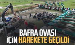 Bafra Ovası'nda verimi artıracak çalışmalar başladı